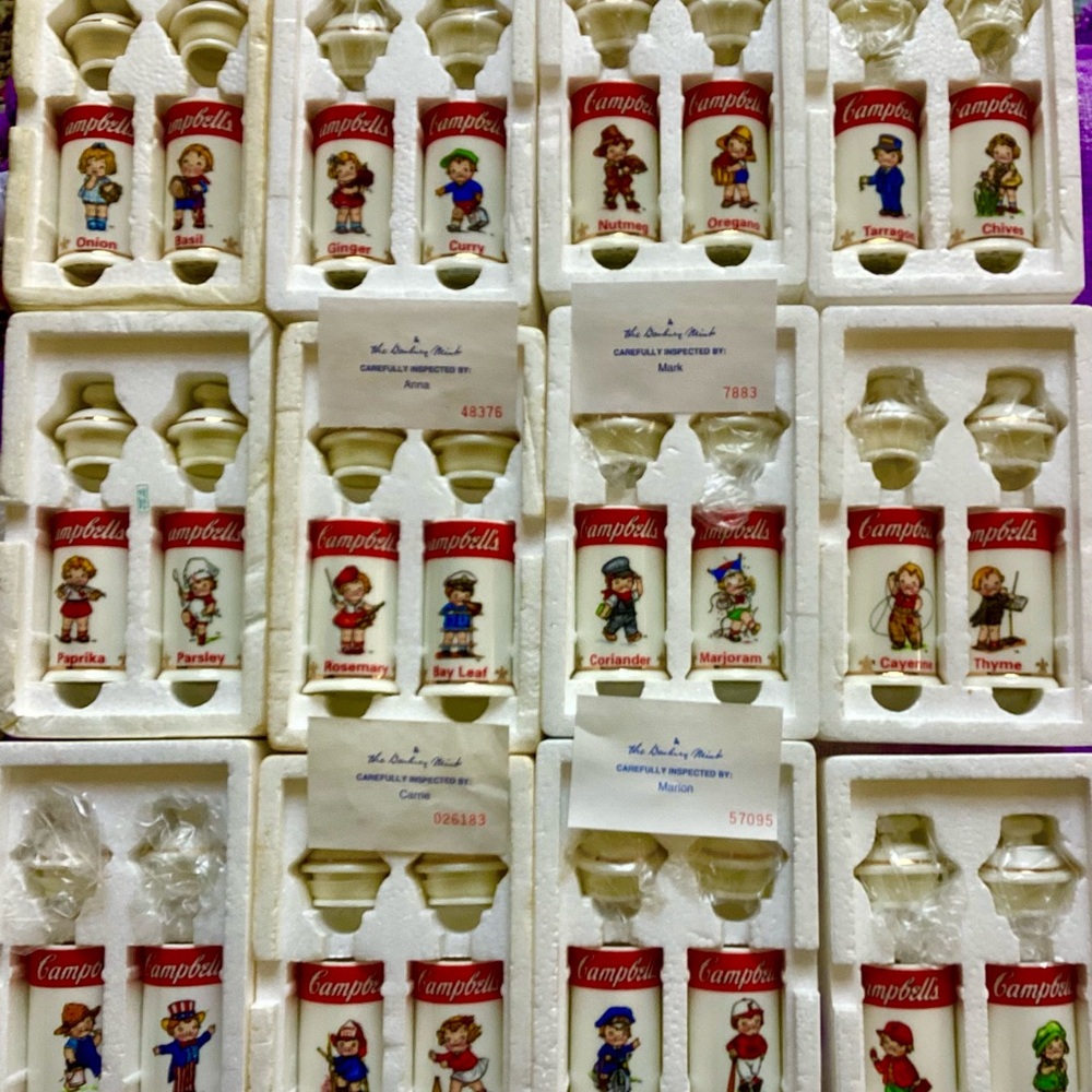 Campbell's Collectible Spice Jars Set